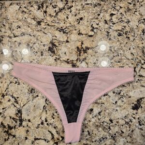 PLAYBOY Pink and Black Women's Panties NWOT